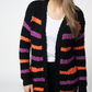 Halloween Striped Cardigan