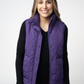 Remy Zip Up Vest - Purple