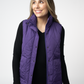 Remy Zip Up Vest - Purple