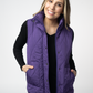 Remy Zip Up Vest - Purple