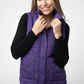 Remy Zip Up Vest - Purple