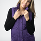 Remy Zip Up Vest - Purple