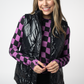 Remy Zip Up Vest - Shiny Black