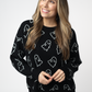 Ghost Pullover Sweater - Midnight Ghosts