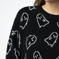 Ghost Pullover Sweater - Midnight Ghosts