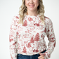Blair Long Sleeve Top - Cranberry Woodland