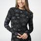 Blair Long Sleeve Top - Midnight Webs