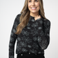 Blair Long Sleeve Top - Midnight Webs