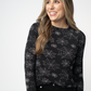 Blair Long Sleeve Top - Midnight Webs