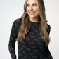 Blair Long Sleeve Top - Midnight Ghosts