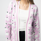 Ghost Pocket Cardigan - Lilac