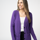 Cori Cardigan - Heathered Purple