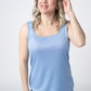 Rachel Ribbed Tank -  Sky Blue