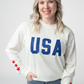 USA Pullover - White