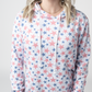 Hailey Pullover Hoodie - American Stars and Stripes