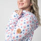 Hailey Pullover Hoodie - American Stars and Stripes