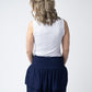 Roxie Ruffle Skort - Navy
