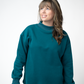 IN STOCK Marley Mock Neck Sweatshirt - Teal
