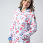 Hailey Pullover Hoodie - Patriotic Cherries