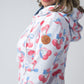 Hailey Pullover Hoodie - Patriotic Cherries