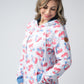 Hailey Pullover Hoodie - Patriotic Cherries