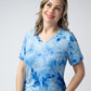 Sophie Top - Blue Tie Dye