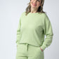 French Terry Stevie Shorts - Spring Leaf