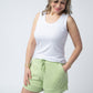French Terry Stevie Shorts - Spring Leaf