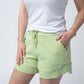 French Terry Stevie Shorts - Spring Leaf