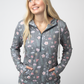 HalfZip Hoodie - Wildflower Meadow