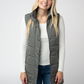 Harlow Long Vest - Grey