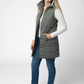Harlow Long Vest - Grey
