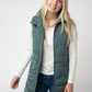 Harlow Long Vest - Teal