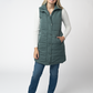 Harlow Long Vest - Teal