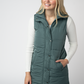 Harlow Long Vest - Teal