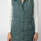 Harlow Long Vest - Teal
