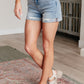 Classic High Rise Distressed Cuffed Cutoff Shorts - Judy Blue