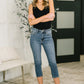 Deborah Mid Rise Capri - Judy Blue