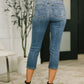 Deborah Mid Rise Capri - Judy Blue