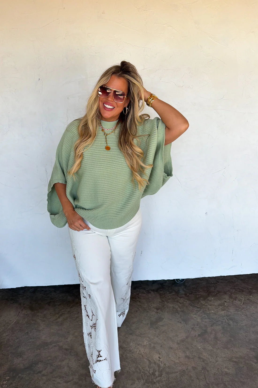Mal Knit Poncho