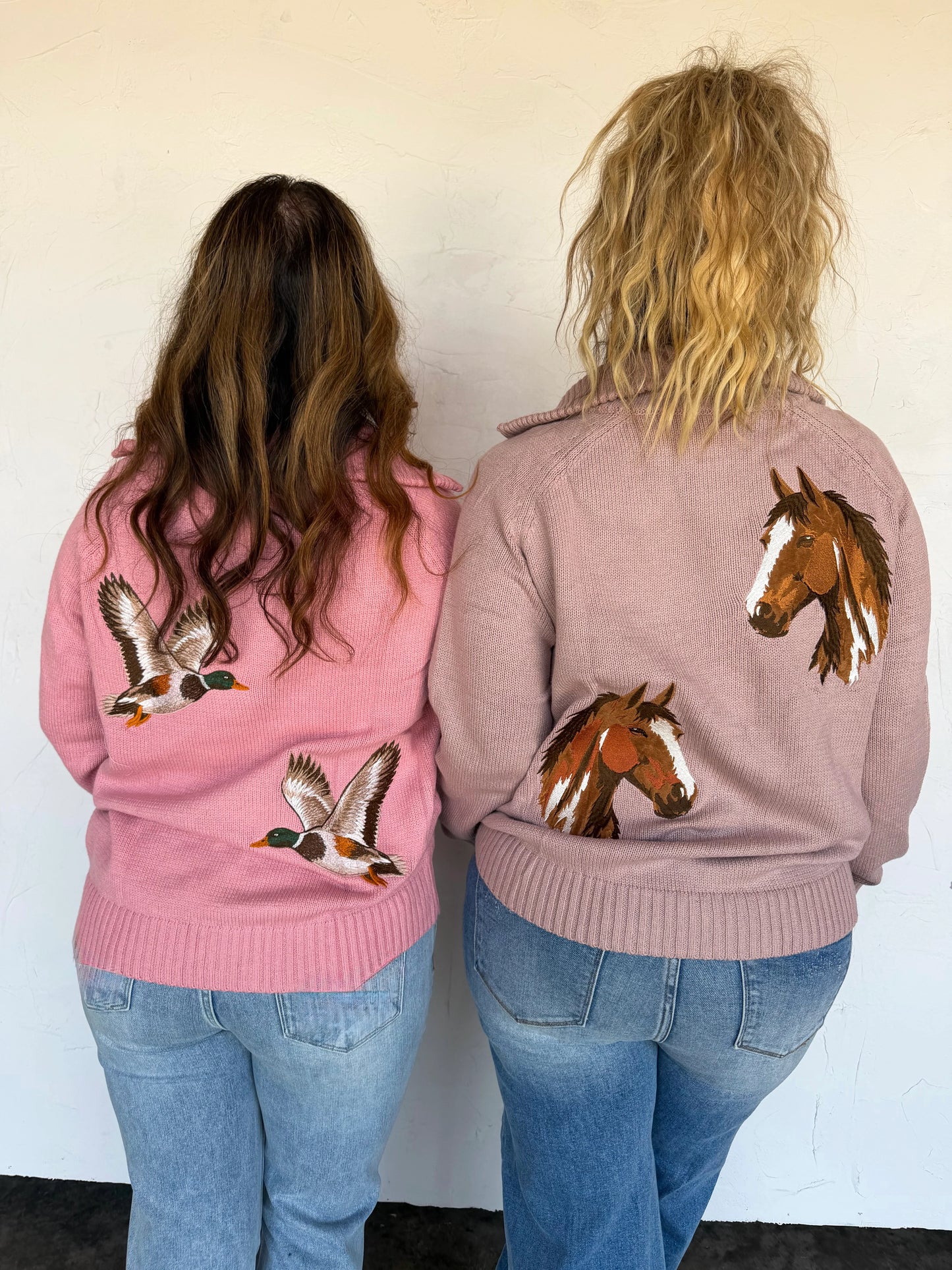 PREORDER: Field & Stable Embroidered Quarter Zip Pullover // eta October