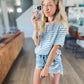 Easy Days Striped Relaxed Tee