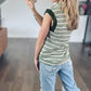 First On My List Stripe Top