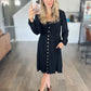 Cora Long Sleeve Button Down Dress
