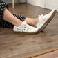 SHIPS FREE TODAY // White Suede Leopard Color Block Trim Lace Ups