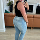 High Rise Patch Pocket Distressed Boyfriend Jeans - Judy Blue