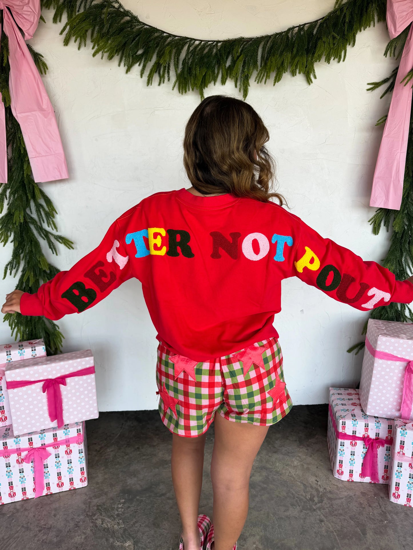 PREORDER: Merry Message Sweatshirt // ETA October - Early Nov
