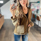Kline Quilted Button Hoodie