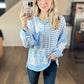 Coastal Calm Colorblock Top