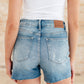 Elle High Rise Rhinestone Cutoff Shorts - Judy Blue